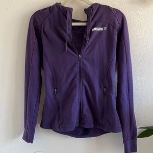 Gymshark purple zip-up